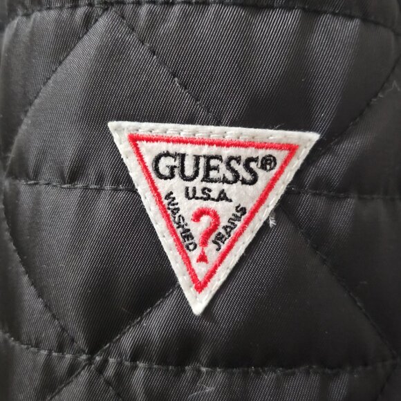 Mens Guess Bomber Jacket XXl - Picture 2 of 4